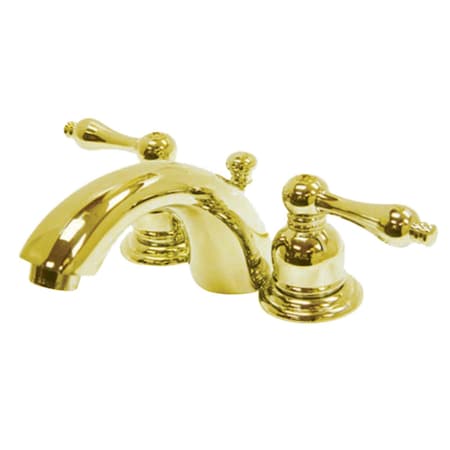 Kingston Brass KB942AL Victorian Mini-Widespread Bathroom Faucet, Polished Brass KB942AL